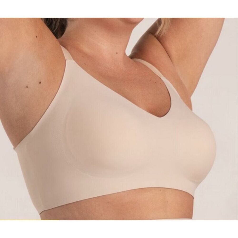 Shapermint Essentials Wireless Bra in Nude - Women’s US 3XL
